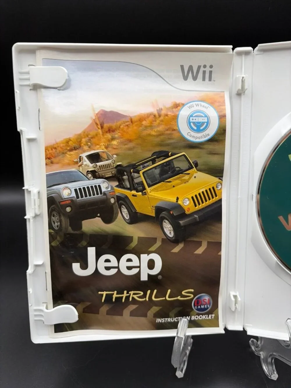 Jeep Thrills (Nintendo Wii, 2008) Complete w/ Manual - CIB Tested Working